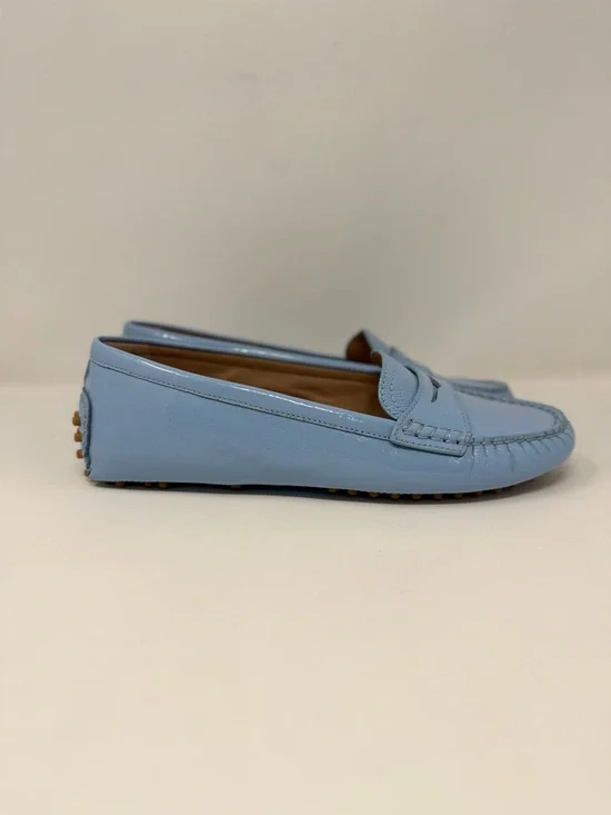 New Veronica Beard Jia Driving Loafer Sky Blue Sz 8.5 - Picture 4 of 14